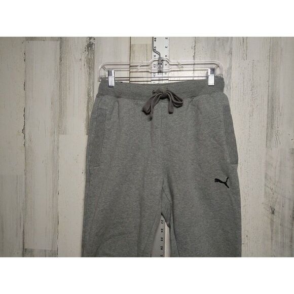 Puma Pants Mens Size Small Gray Casual Track Running Sweatpants - Picture 3 of 10